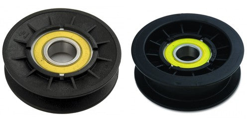 Solid Spare REPLACES Deere Flat Idler V Pulley GX20286 GX20287 L110 L120 L130 Traction Belt
