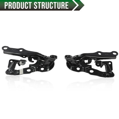 Solid Spare Fit For 2007 2008 2009 2010 2011 Toyota Camry Hood Hinges Left & Right Pair Set