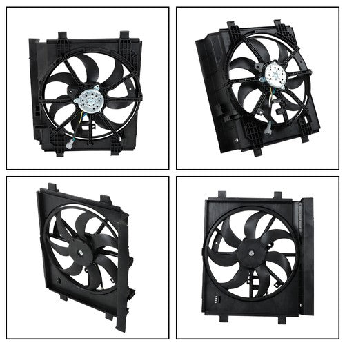 Solid Spare Front Radiator A/C Condenser Fan For 2013-2018 Nissan Sentra 1.6L 1.8L L4 622880