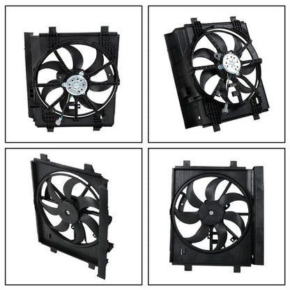 Solid Spare Front Radiator A/C Condenser Fan For 2013-2018 Nissan Sentra 1.6L 1.8L L4 622880