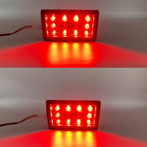 Fit 2022-2024 Subaru WRX Rear Lower Bumper LED Brake Light Len Tail Lamp Smoke