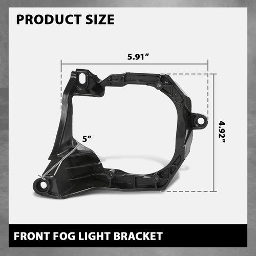 Solid Spare Front Bumper Fog Light Brackets Fit For 2015-2017 Ford Mustang Left+Right Side