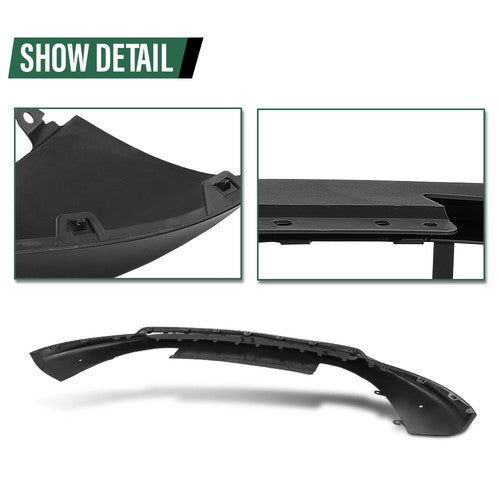 Solid Spare Front Air Dam Deflector Lower Valance Apron Fit For 2019-2021 Porsche Macan