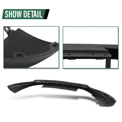 Solid Spare Front Air Dam Deflector Lower Valance Apron Fit For 2019-2021 Porsche Macan