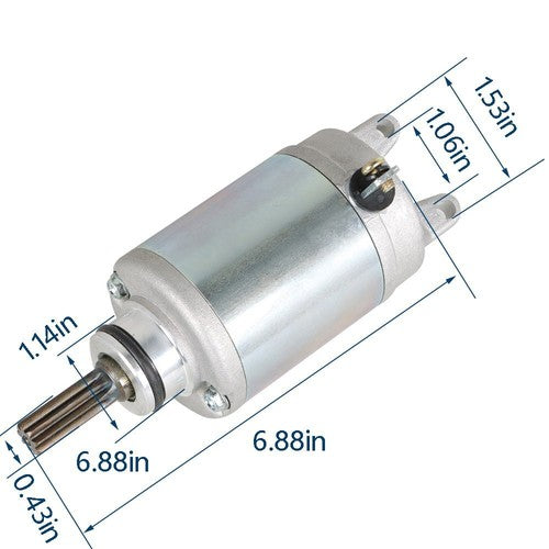 Solid Spare Starter Motor For Suzuki QuadRacer LTR450 2006 2007 2008 2009 31100-45G00