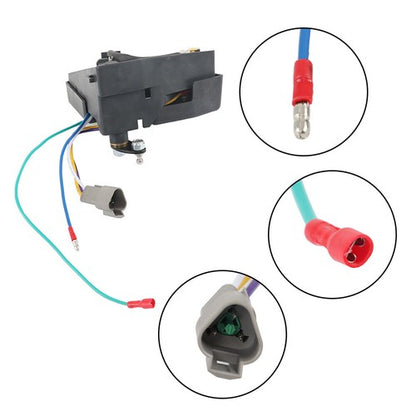 Solid Spare V-Glide Wiper Switch Assembly 48V Golf Cart 101932001 For Club Car DS 2000-2004