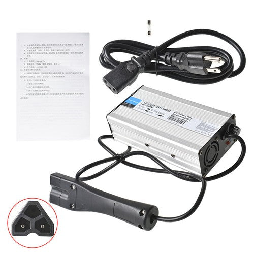 Solid Spare FIT For EzGo RXV Golf Cart 48 Volt Battery Charger with 3-pin Triangular plug