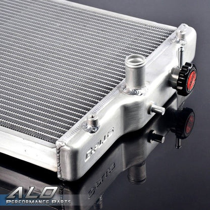 Solid Spare Fit For 92-2000 Honda Civic D15 16 EG EK SOHC 2 Row 42MM Full Aluminum Radiator