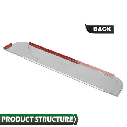 Solid Spare New Fit For Kenworth T600 T660 T800 W900 Stainless Steel 5" Chop Top Door Trim