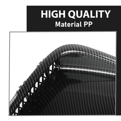 Solid Spare Carbon Look Front Bumper Side Air Vent Fit For 08-14 Subaru Impreza WRX STI