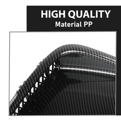 Solid Spare Carbon Look Front Bumper Side Air Vent Fit For 08-14 Subaru Impreza WRX STI