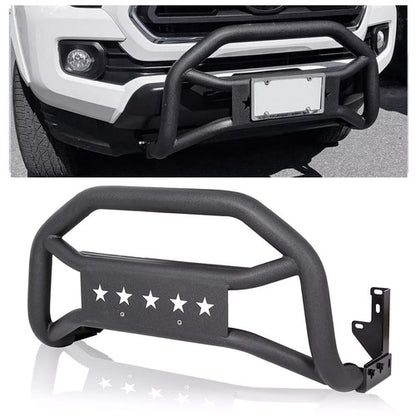 Solid Spare Front Bumper Grille Guard Bull Bar Push For Toyota Tacoma 2005-2015 2016-2023