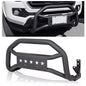 Solid Spare Front Bumper Grille Guard Bull Bar Push For Toyota Tacoma 2005-2015 2016-2023