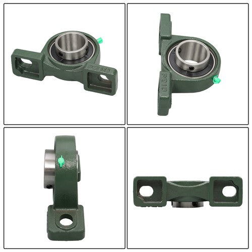 Solid Spare 2 Pack UCP210-32 Pillow Block Mounted Ball Bearing 2" Bore Self Aligning New