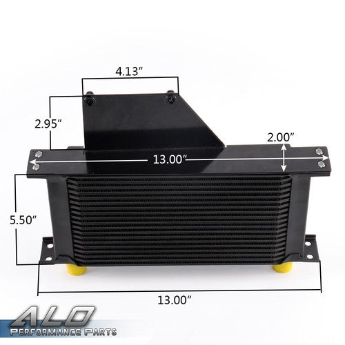 Solid Spare Fit For 2001-2005 Subaru Impreza WRX/STi 19 Row AN10 Aluminum Engine Oil Cooler