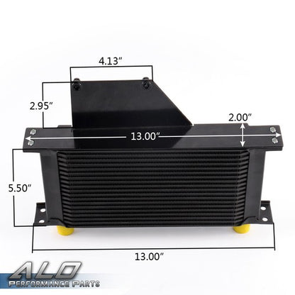 Solid Spare Fit For 2001-2005 Subaru Impreza WRX/STi 19 Row AN10 Aluminum Engine Oil Cooler