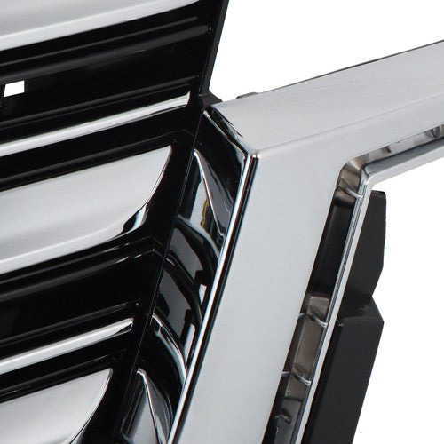 Solid Spare Fit For Cadillac Escalade 2021 2022 2023 Plastic Front Upper Bumper Grille