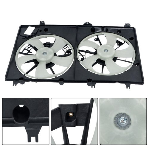 Solid Spare 67450397 For Toyota Highlander 08-13 Dual Radiator Condenser Cooling Fan 621174