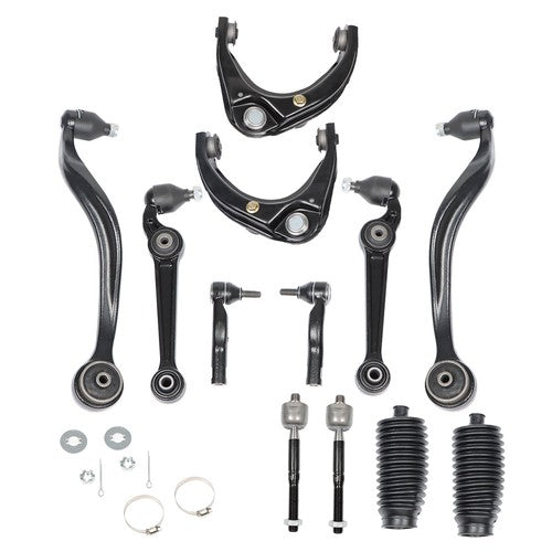 Solid Spare 12x For Ford Fusion 2010-2012 Front Upper Lower Forward Rearward Control Arm Kit