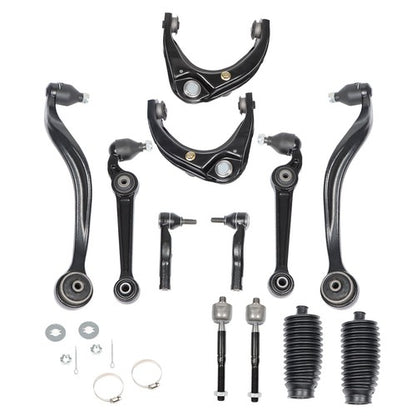 Solid Spare 12x For Ford Fusion 2010-2012 Front Upper Lower Forward Rearward Control Arm Kit