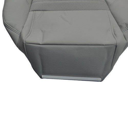 Left Driver Bottom Leather Seat Cover Gray For 2010 - 2014 Ford Mustang GT