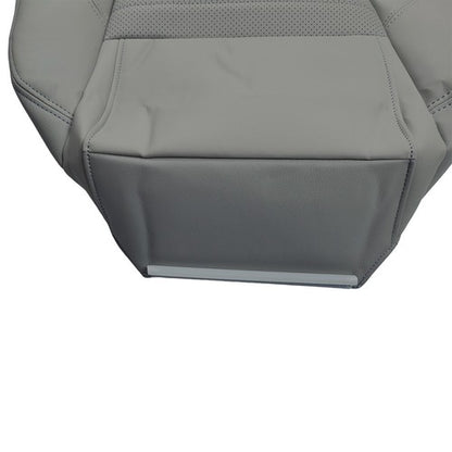 Left Driver Bottom Leather Seat Cover Gray For 2010 - 2014 Ford Mustang GT