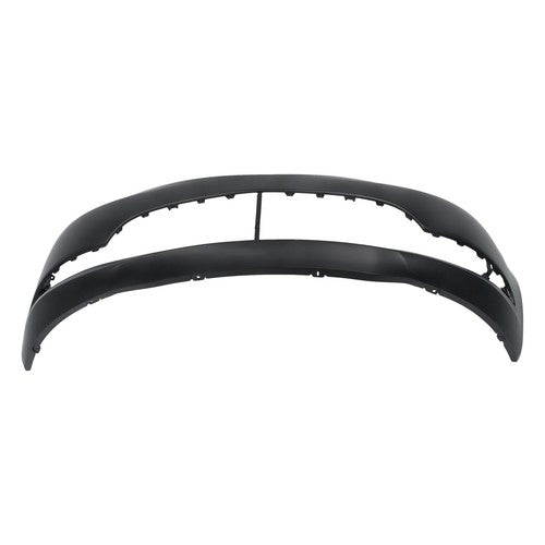 Solid Spare Front Bumper Cover Plastic Black Without Sensor Holes For Chrysler 200 2015-2018