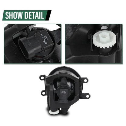 Fit 2014-2018 Toyota 4Runner/2016-2019 RAV4 Front Halogen Fog Lights Lamps Pair