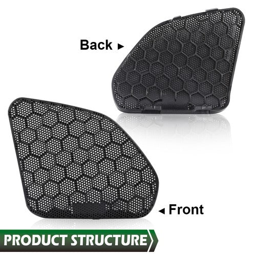 Solid Spare New Fit For 01-05 Honda GL1800/A Goldwing Front Speaker Cover Left+Right Side