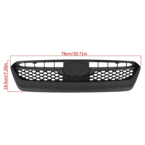 Solid Spare For Subaru WRX 2015-2017 Front Bumper Grille Grill Durable Plastic Matte Black