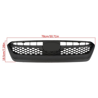 Solid Spare For Subaru WRX 2015-2017 Front Bumper Grille Grill Durable Plastic Matte Black