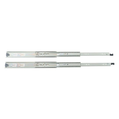 Solid Spare 1 Pair Locking Drawer Slides 16" Full Extension & Lock 150lbs Capacity
