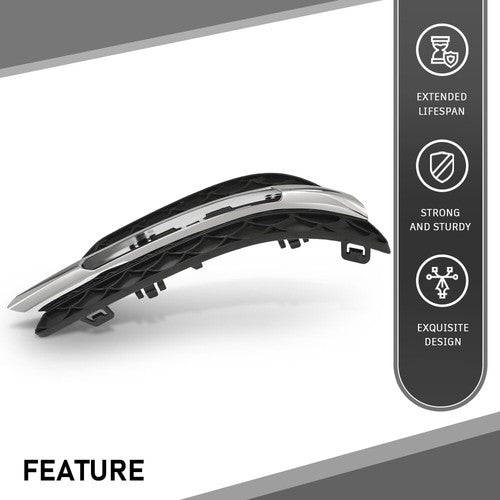 Solid Spare Fit For 2012-2015 Mercedes Benz C-Class Daytime Running Light Cover Left Side