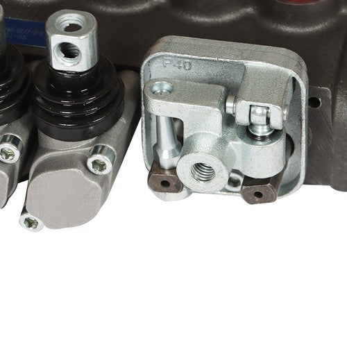 Solid Spare Hydraulic Backhoe Directional Control Valve w/ 2 Joysticks, 6 Spool, 11 GPM