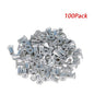 Solid Spare 100 Pack 10-24 Aluminum Flange Nutserts Rivet Nut Rivnut Nutsert