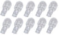 Solid Spare Set of 10, 7 Watt T5 Wedge Bulb, 12 Volt #918 miniature bulb