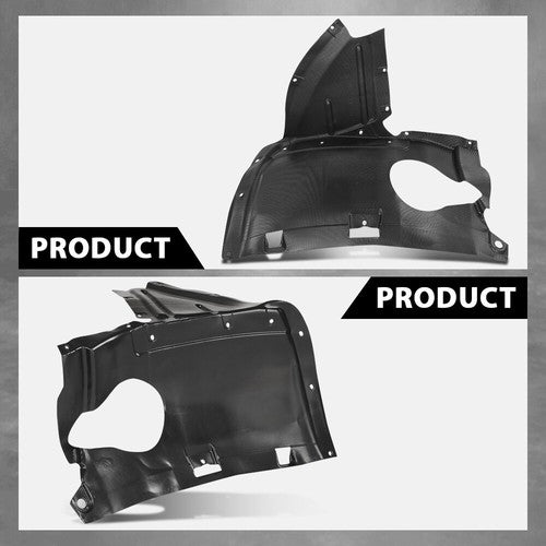 Solid Spare Fit For 09-11 Audi A3 Front Left Front Section Fender Liner Splash Shield