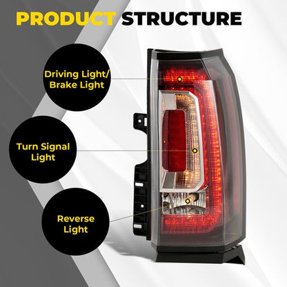 Solid Spare LED Tail Light Brake Lamp Right Passenger Side For GMC Yukon/Yukon XL 2015-2020