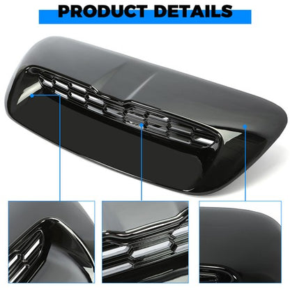 Solid Spare Black Painted For 07-14 Mini Cooper S R55 R56 R57 R58 Hood Air Intake Vent Scoop