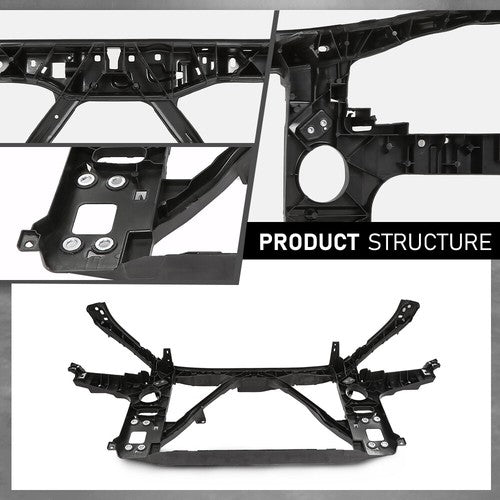 Solid Spare Fit For 2007-2015 Audi Q7 Radiator Core Support Assembly 4L0805594A AU1225131