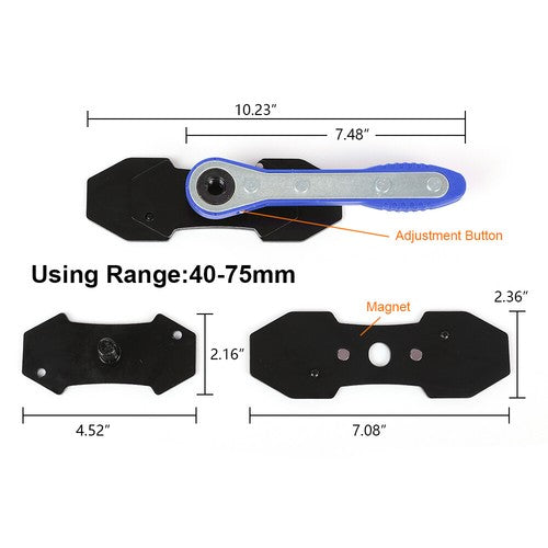 Solid Spare Car Ratchet Brake Piston Wrench Spreader Caliper Pad Install Tool Press Portable