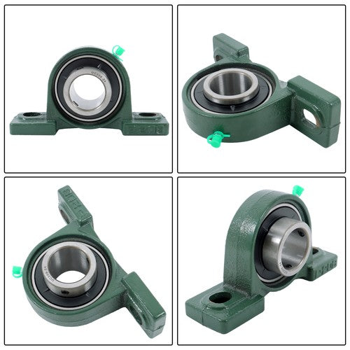 Solid Spare 4 Pcs UCP208-24 Pillow Block Bearing Solid Base 1-1/2" Bore Self-Aligning