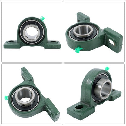 Solid Spare 4 Pcs UCP208-24 Pillow Block Bearing Solid Base 1-1/2" Bore Self-Aligning