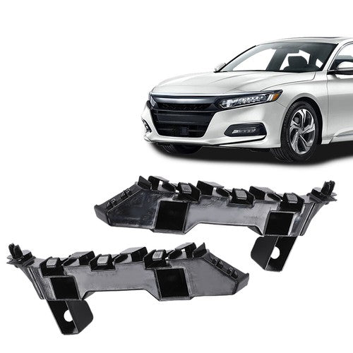 Solid Spare Fit For 2018-2021 Honda Accord Sedan Front Bumper Retainer Bracket Left+Right