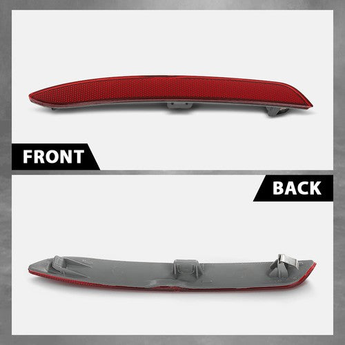 Solid Spare Fit For 2011-2016 BMW 528i 535i 550i xDrive Rear Bumper Reflector Lens Left Side