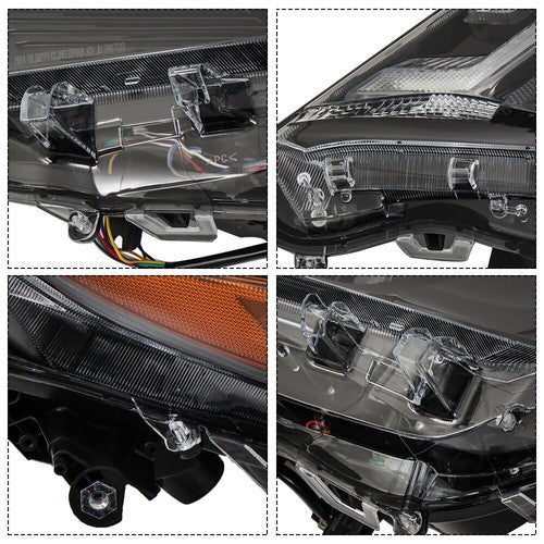 Solid Spare Headlight Single Projector For Toyota Rav4 2022-2023 Headlamp Driver Side Clear