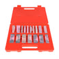 Solid Spare 17 Pcs Hardened Steel Precision Angle Block 1/4 to 45 Degree Set W/Case