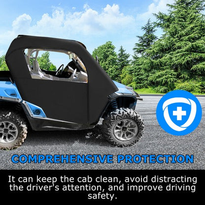 Solid Spare 4PCS For Can-Am Commander 800/1000 11-20 Soft Doors & Rear Panel Cab Enclosures