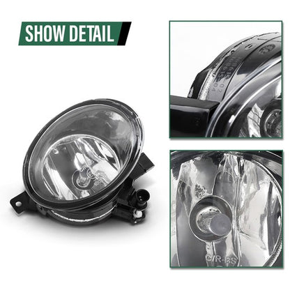 Solid Spare Fit For Volkswagen Golf Jetta Eos Beetle Front Bumper Fog Lights Driving Lamps