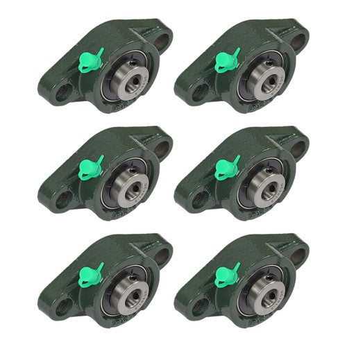 Solid Spare 6pcs UCFL201-8 Pillow Block Bearing With 1/2" Bore Solid Base Self Alignment